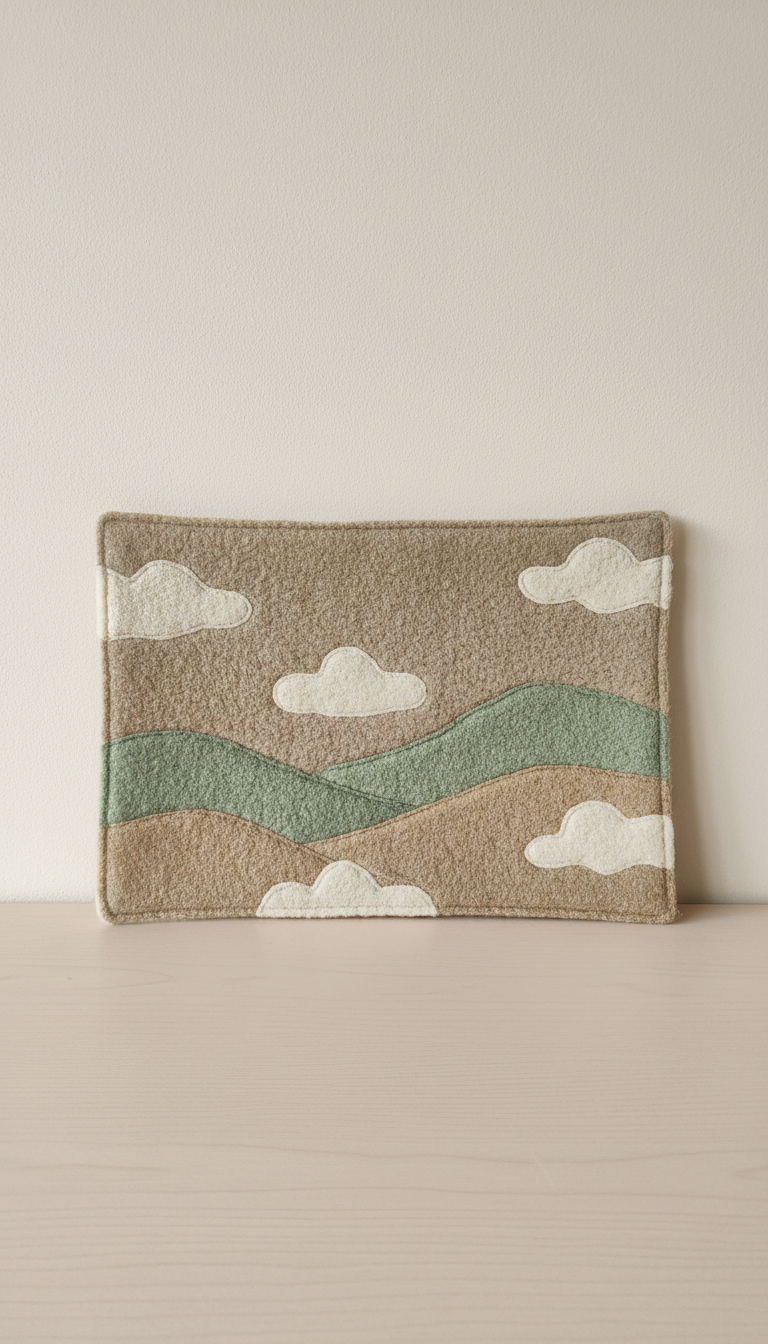 Textured felt story mat